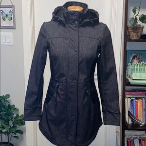 NWT Heather Grey & Black XS Coat